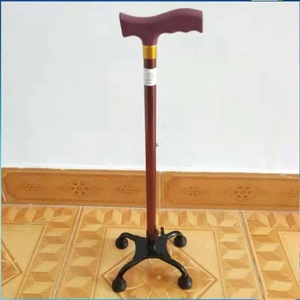 ไม้เท้าสี่ขาแบบพิเศษ ฐานเหล็กกันลื่น สำหรับผู้สูงอายุ - Product Image 2