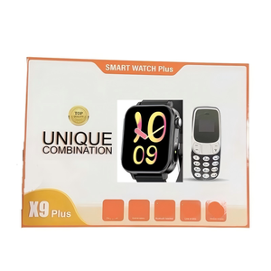 X9 <span class=keywords><strong>Plus</strong></span> Combinazione Unica Smartwatch Connesso con Auricolari Integrati - Product Image 1