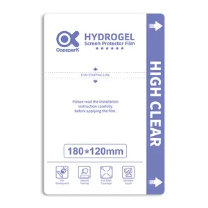 2023 Novo Hydrogel TPU Film Roll Soft High Clear Hydrogel Full Screen Flim Acessórios para telemóveis