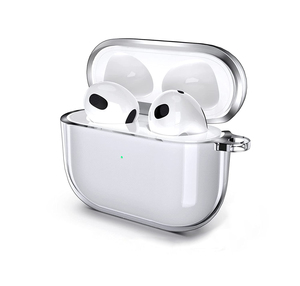 Funda Rígida Transparente para PC <span class=keywords><strong>2023</strong></span> con Gancho, Antigolpes, a Prueba de Golpes, Funda de Silicona para <span class=keywords><strong>Airpods</strong></span> 3 Pro 2 3 - Product Image 2