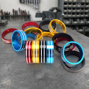 Entretoises de fourche de vélo en alliage d'aluminium multicolores, rondelles de 10 mm, 15 mm, 20 mm pour VTT - Product Image 3