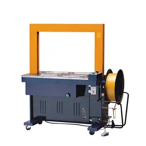 Automatic pp pet strapping machine, strap band roll packing machine for carton box