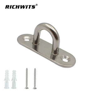 RICHWITS Anillo Colgante Ovalado de Acero Inoxidable 304 316, Gancho de Tracción para Uso Marino, Puerta, Ventilador de Techo, Saco de Arena, Luz - Product Image 1
