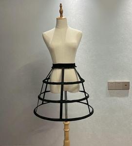 Ecowalson Femmes Victorien <span class=keywords><strong>Jupon</strong></span> 3 Cerceaux Crinoline Lolita Fishbone Creux Oiseau Cage Jupe Broderie Dentelle <span class=keywords><strong>Jupon</strong></span> - Product Image 5