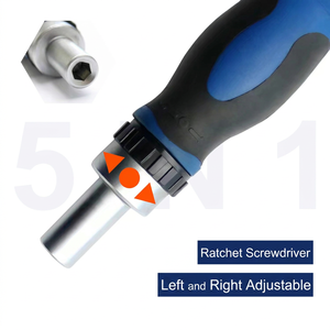 Ratcheting <b>Screwdriver</b> Set 1/4x25mm Bits Cross Phillips Ph0 Ph1 Ph2 3/16 1/4 Diy Repair Tool OEM - Product Image 2