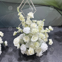 Sunwedding Vente en gros de boules de fleurs artificielles en soie pour la décoration de table de mariage