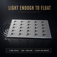 Tapis d'isolation phonique en butyl de 2 mm pour voiture, léger et flottant, pour portes, planchers, toits, coffres – Vente en gros