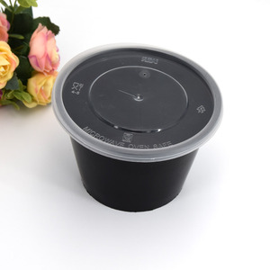 520 ml Professional Made Premium Quality Restaurant Takeaway Disposable Plastic Take Out Soup Bowls