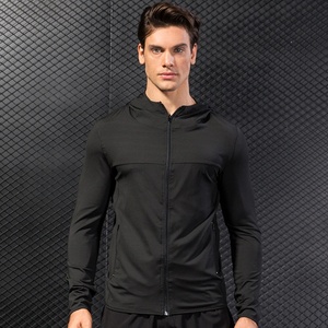 Veste de sport <span class=keywords><strong>pour</strong></span> homme JAC22 J1572K, automne-<span class=keywords><strong>hiver</strong></span>, à capuche, séchage rapide, coupe-vent, fitness, course à pied, entraînement, fermeture éclair, décontractée - Product Image 2