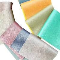 1.2MM PU Classique Cireux Litchi Texturé Litchi Faux Cuir Synthétique Tissu pour Sac À Main Valise Meubles