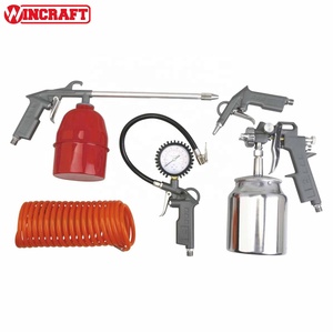 Set di 5 Utensili per Compressore d'Aria Industriale, Componenti in Alluminio Pressofuso, Pistola Soffiante Personalizzabile OEM, Set Pistola Spray WINCRAFT - Product Image 6