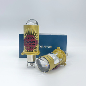 Ô tô Led Đèn Pha In-Line H4 hai tròng ống kính nhỏ với tiếp tuyến xe máy sửa đổi tích hợp đèn pha - Product Image 2