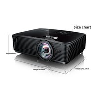 Projecteur laser Optoma YEW9143ST pour entreprise, bureau, éducation, courte portée, 1080P DLP, 4300 ANSI lumens