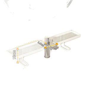 Faucet <b>storage</b> rack, <b>bathroom</b> <b>storage</b> rack, <b>bathroom</b> sink <b>mirror</b> cabinet <b>storage</b> solution - no drilling required. - Product Image 2