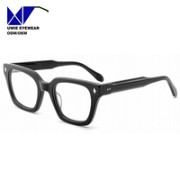 Monture de prescription carrée en acétate sur mesure OEM, taille 49-22-145, vision haute définition pour adultes unisexes, service d'échantillons rapide