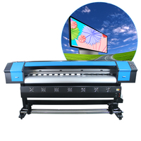 Plotter de Inyección de Tinta de Formato Grande de 1.6m 1.8m 3.2m, Impresora XP600 I3200 con Tinta Eco Solvente para Impresión de Pósters, Lonas y Vinilos