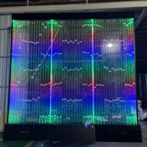 Décoration de maison moderne, mur de bulles d'eau d'aquarium LED multicolore, séparateur de pièce - Product Image 6