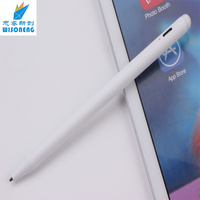 Pena Stylus Aluminium Pintar dengan Ujung Nib Sensitif Sentuhan untuk Perangkat Seluler IOS, Dapat Diisi Ulang dan Mampu Melukis