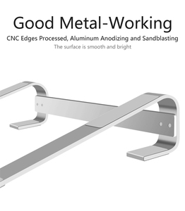 Soporte Ligero y Plegable de Aluminio para Laptop, Portátil, Ajustable, para Oficina y Escritorio - Product Image 3
