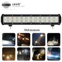 Lkt Barre de lumière Offre Spéciale Spot Flood Combo Beam 216w 72LED DC12V-24V 6.5 ''9'' 12 ''15'' 17.5 '''20.5'' 4X4 Triple Row Led Light Bar