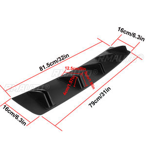 <span class=keywords><strong>Aileron</strong></span> de pare-chocs arrière universel pour voiture, protecteur de pare-chocs inférieur, <span class=keywords><strong>5</strong></span> ailerons de requin pour Benz, BMW, Audi, VW <span class=keywords><strong>Golf</strong></span> - Product Image 3