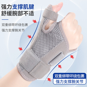 ที่รัดข้อมือพร้อมที่รองนิ้วหัวแม่มือ สีเทาระบายอากาศได้ดี สำหรับเล่นกีฬาและออกกำลังกาย - Product Image 5