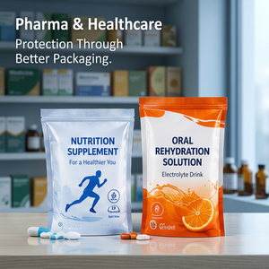 Sachet plastique pour emballage nutritionnel et sachet plastique laminé refermable pour réhydratation orale - Product Image 2