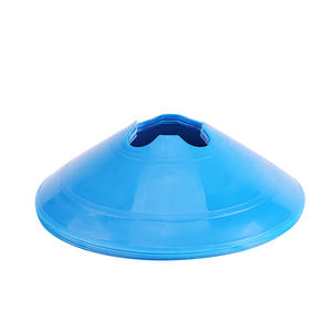 Peralatan olahraga sepak bola, 19x5 cm Universal Portabel Multi Warna PE plastik peralatan olahraga sepak bola cakram kerucut kecepatan kelincahan penanda latihan - Product Image 2