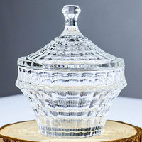 Bouteille de stockage alimentaire en verre multifonctionnelle, récipient traditionnel pour aliments secs, conteneur à café, pot en verre transparent pour la cuisine à domicile