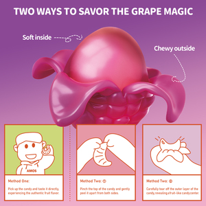 Permen Gummy Amos Peelerz yang Dapat Dikupas, Rasa Anggur Asli, Permen Gummy yang Dapat Dikupas - Product Image 4