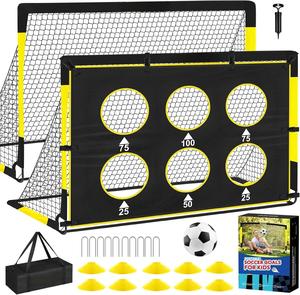Mini-<span class=keywords><strong>but</strong></span> de <span class=keywords><strong>football</strong></span> pliable pour enfants, idéal pour l'entraînement en extérieur, avec filet et cibles pour les tout-petits - Product Image 6