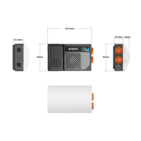 SUTEFOTO Lampe LED portable 40W 5000 mAh pour caméra et vidéo