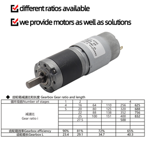 Yifeng 고출력 토크 28mm <span class=keywords><strong>DC</strong></span> 유성 기어 모터 브러시 390 12V/24V 영구 자석 390 브러시 <span class=keywords><strong>DC</strong></span> 유성 기어 모터 - Product Image 3