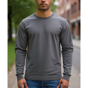 Flexora Artículos Deportivos, Camiseta de Manga Corta para Hombre, 100% Algodón Tejido, Corte Regular, Cuello Redondo, Lisa, Transpirable, Antiencogimiento, Ecológica - Product Image 2