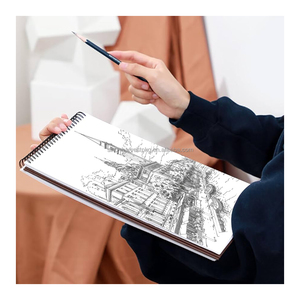 <span class=keywords><strong>Carnet</strong></span> <span class=keywords><strong>de</strong></span> <span class=keywords><strong>croquis</strong></span> A4 à spirale pour <span class=keywords><strong>artiste</strong></span> avec logo personnalisable, papier 100 g/m², idéal pour la pratique quotidienne et le dessin - Product Image 3