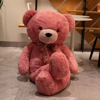 Grand ours en peluche lesté, ours en peluche de dessin animé, ours en peluche confortable, jouets en peluche, animaux en peluche, personnalisés pour les enfants