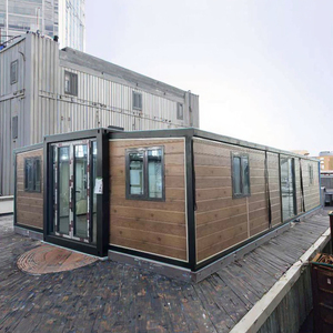 บ้านสำเร็จรูปจากตู้คอนเทนเนอร์ ขยายได้ บ้านขนาดเล็กแบบพกพา พับได้ ขนาด 20 ฟุต 40 ฟุต แบบเคลื่อนย้ายได้ โมดูลาร์ ทันสมัย ใช้เป็นห้องนอน ห้องทำงาน ห้องโถง ทางเข้า - Product Image 4