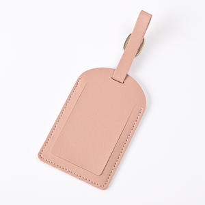 Étiquette de bagage personnalisée en gros avec nom, en PU durable, portable, pour <span class=keywords><strong>valise</strong></span> de voyage, impression, étiquette de bagage enregistrée pour <span class=keywords><strong>avion</strong></span> - Product Image 1