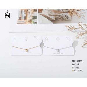 Bracciale a Catena alla Moda in Acciaio Inossidabile, Design Minimalista, Gioielli da Donna - Product Image 1