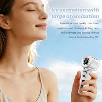 Ventilador de Escritorio Silencioso, Pequeño, con Carga USB, con Luz Nocturna, para Exteriores, Dormitorios Estudiantiles, Modelo Mini Portátil