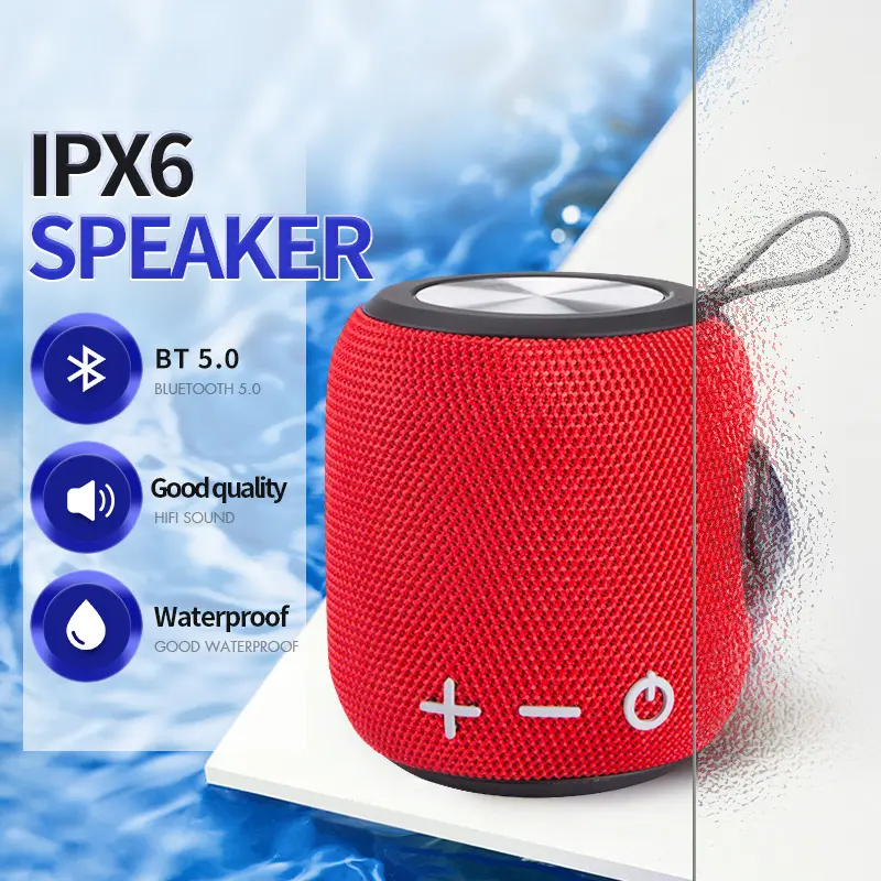 Hi-fi звук портативный Usb стерео музыка мини 2020 трендовые продукты Q3 6 Вт противоударный Bluetooth динамик