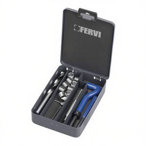 Kit de Reparación de Roscas Fervi Unc F-Coil, 10 Piezas con Herramientas para Metal - Product Image 2