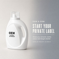 Aojie OEM 5L Liquide Lessive Écologique Jetable 15-30% d'Ingrédients Naturels - Parfum Jasmin Camélia Blanc 72H