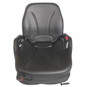 Factory Customized Black PVC Air Suspension Seat for Tractor Forklift Comfortable Waterproof Safety Belt Forklift <b>Attachments</b> - Product Image 1