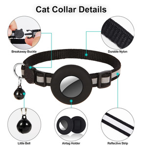 Sarung Pelacak GPS Nylon Warna-warni Stok Pabrik, Reflektif, Ukuran Kecil untuk Hewan Peliharaan, Kucing, dan Anjing (Airtag <span class=keywords><strong>Cover</strong></span>) - Product Image 2
