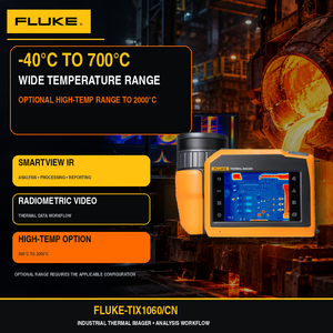 Cámara Termográfica Infrarroja Fluke TiX1060/CN 1024x768 con Lente Articulada de 180 Grados y Zoom de 35x para Inspección Industrial - Product Image 5