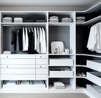 Armoire de dressing moderne sur mesure pour toute la maison, armoire à vêtements populaire, placards, dressing