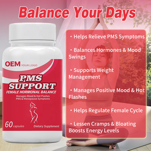 OEM Private Label <b>Menopause</b> Capsule Supplements Black Cohosh Dong Quai PMS Support Supplement - Product Image 4