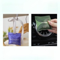 Bonne odeur pendentif garde-robe parfum Durable désodorisation exquis boîte-cadeau voiture parfum sac petit cadeau en gros