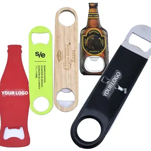 Manufacturer Wholesale Custom Cheap Sublimation Blank Metal Stainless Steel Logo Keychain Beer Bottle Opener